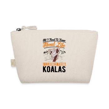 Koala Gift Koala Bear - Organic Pouch - nature - Front