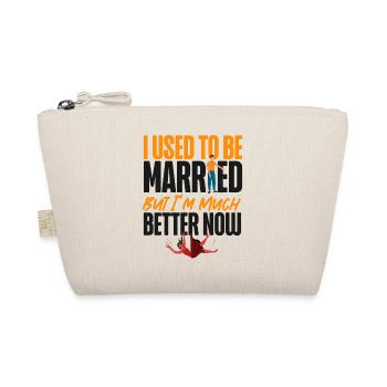 Happy Divorce Party I Used To Be - Organic Pouch - nature - Front