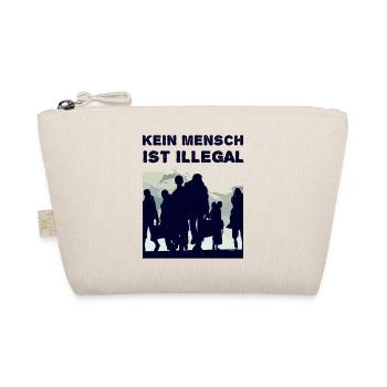 Kein Mensch ist illegal - Solidarität - Bio-Täschchen - Natur - Vorne