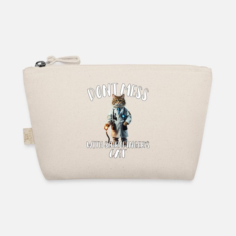 Don't mess with Schroedingers Cat - funny physic Organic Pouch