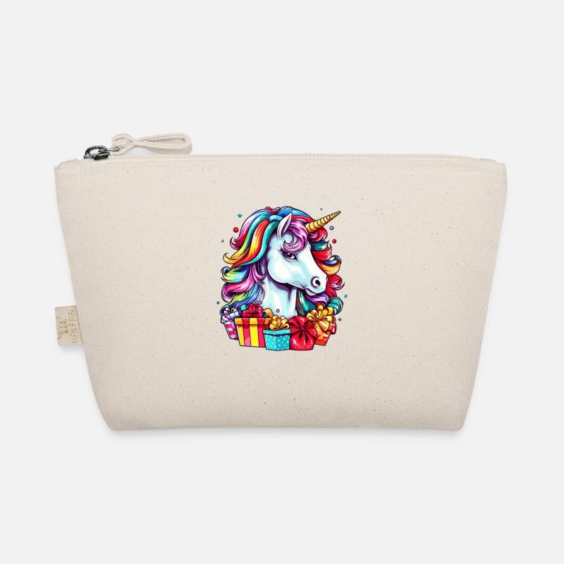 Cadeaux de Noël avec thème de Noël Licorne Trousse biologique