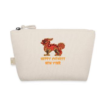 Chinese New Year Dragon China Asian I Gift - Organic Pouch - nature - Front