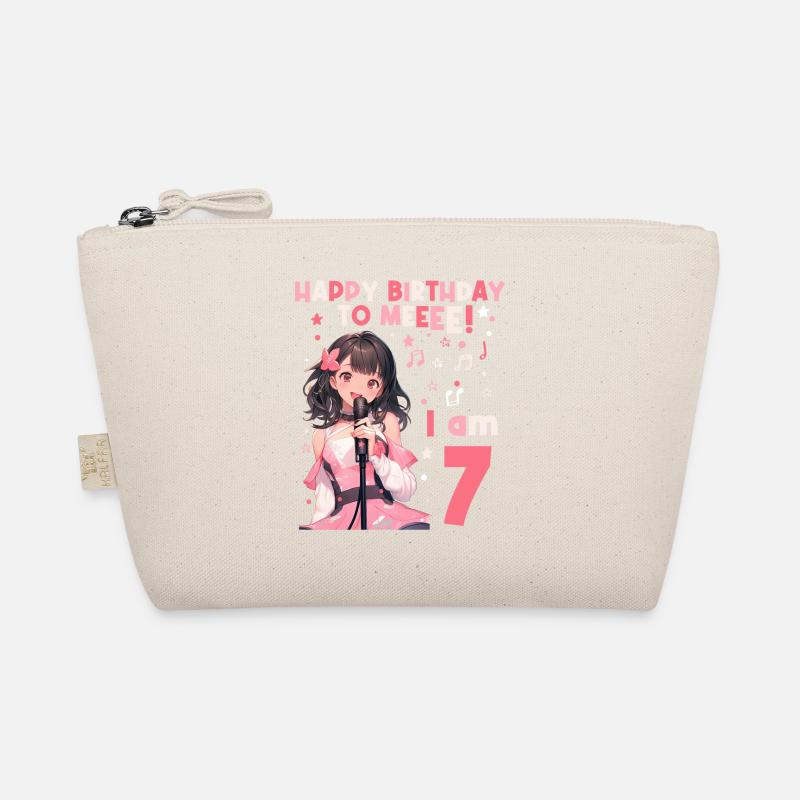 Anime Mandga K-Pop KPop Mädchen 7. Geburtstag Bio-Täschchen