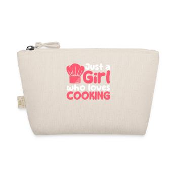Just A Girl Who Loves Cooking Culinary Cook Chef - Organic Pouch - nature - Front