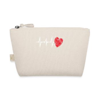 Cat Friend, Cat Accessories Gift - Organic Pouch - nature - Front