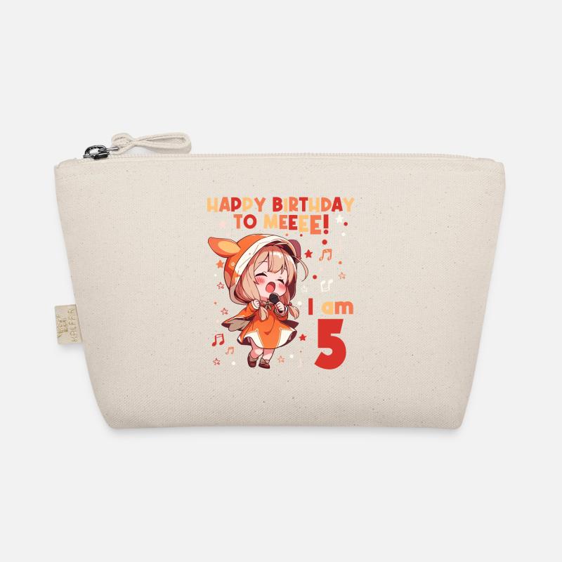 Anime Mandga K-Pop KPop Mädchen 5. Geburtstag Bio-Täschchen