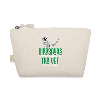 Dinosaurs Never Went To The Vet Veterinarian Anima - Organic Pouch - nature - Front