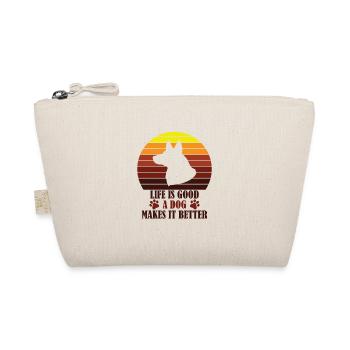 Funny Dog Saying Dog Lover Pet - Organic Pouch - nature - Front