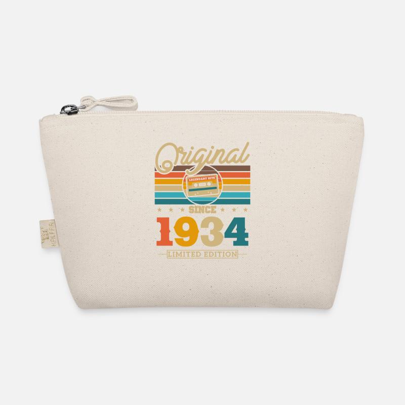 Vintage 1934 Birthday Gift Organic Pouch