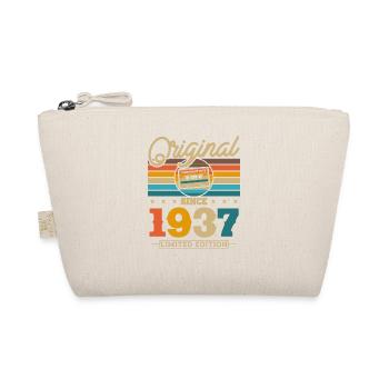 Vintage Birthday Present 1937 - Organic Pouch - nature - Front