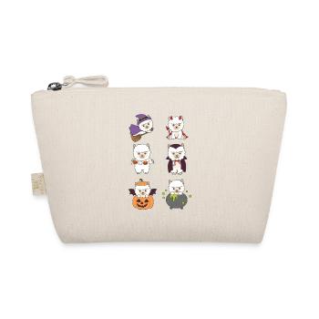 Alpaga Halloween Diable Citrouille Vampire Costume - Trousse biologique - nature - Devant