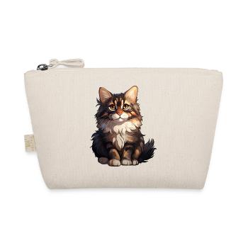Maine Coon Katze - Bio-Täschchen - Natur - Vorne