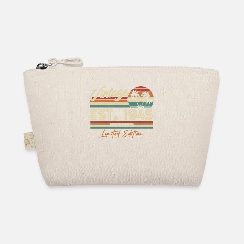 Vintage Birthday Gift 1945 Organic Pouch
