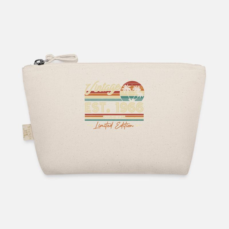 Nostalgic 1966 Vintage Birthday Shirt Organic Pouch