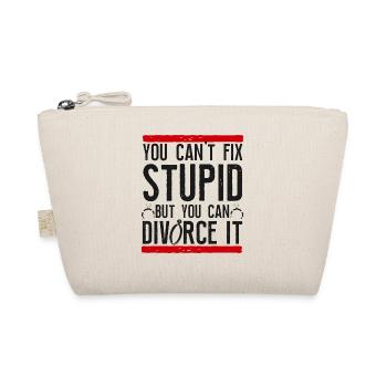 Happy Divorce Party You Can't Fix - Bio-Täschchen - Natur - Vorne