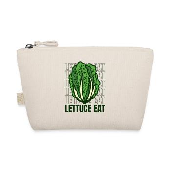 Lettuce Eat Vegan Vegans Plant-Based Vegetarian - Organic Pouch - nature - Front