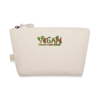 Parce que j’aime les animaux végétaliens végétaliens à base de plantes - Trousse biologique - nature - Devant