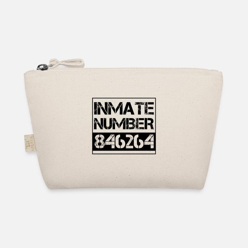 Simple Easy Funny Inmate Prisoner Lazy Halloween Organic Pouch