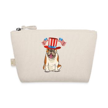 Motiv Hund, Amerika - Bio-Täschchen - Natur - Vorne