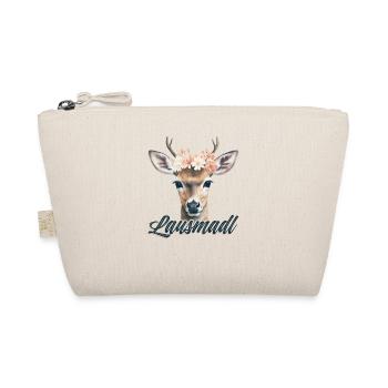 Lausmadl Mädchen Damen Trachtenshirt Kind Madl - Bio-Täschchen - Natur - Vorne