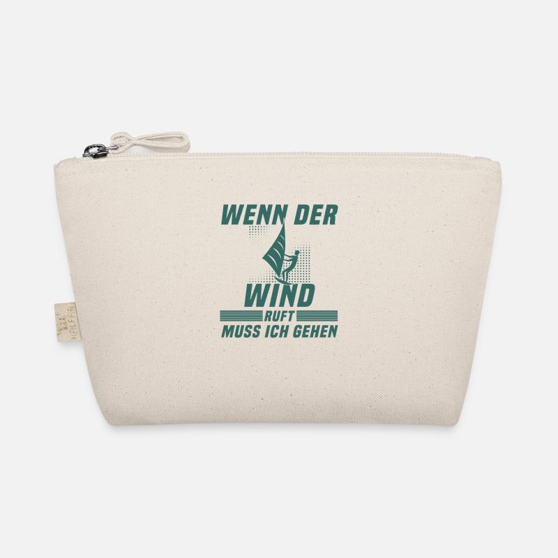 Kite surfen Spruch - Bio-Täschchen - Natur