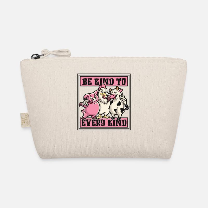 Be Kind To Every Kind Vegan Vegans Plant-Based Organic Pouch