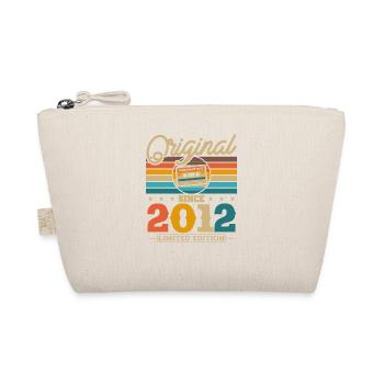 Retro Birthday Gifts Calendar Years '12 - Organic Pouch - nature - Front