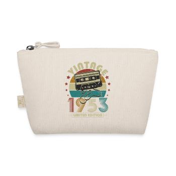 Vintage 1953 Anniversary Retro Vintage Gift - Organic Pouch - nature - Front