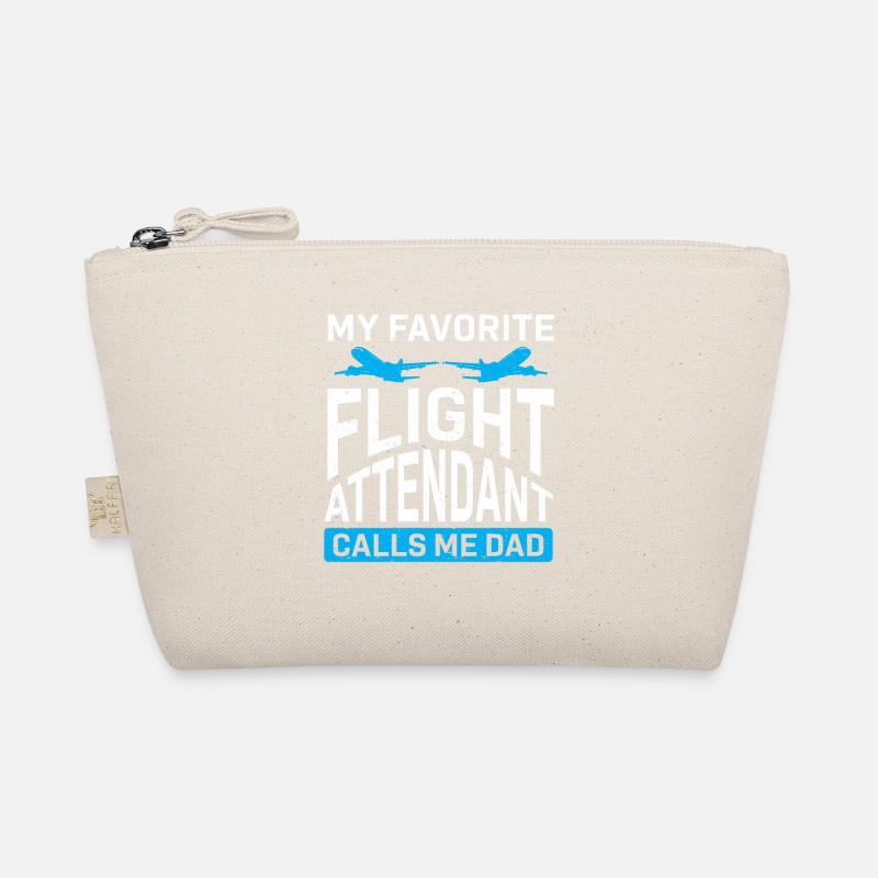 Flugbegleiter Papa Stewardess Flugbegleiter Bio-Täschchen