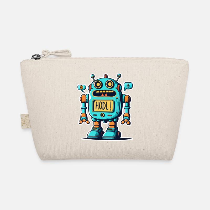 Bitcoin robot Organic Pouch