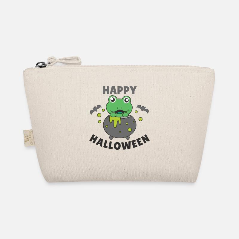 Grenouille Joyeux Halloween Chèvrerie de sorcière Trousse biologique