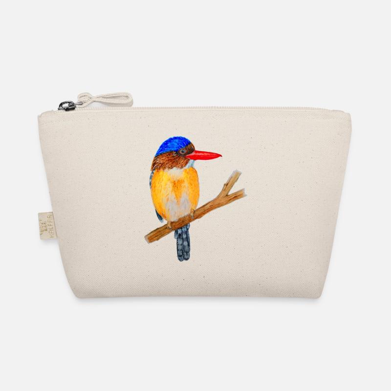 Bunter Vogel - Bio-Täschchen - Natur