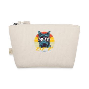 Cat Friend, Cat Accessories Gift - Organic Pouch - nature - Front