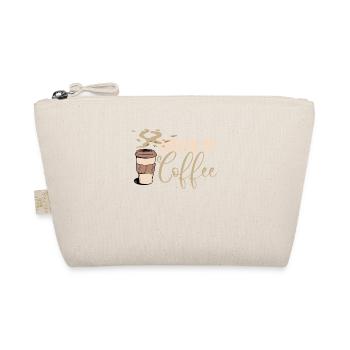 Driven by Coffee - Coffee Lovers Coffee Morning - Organic Pouch - nature - Front