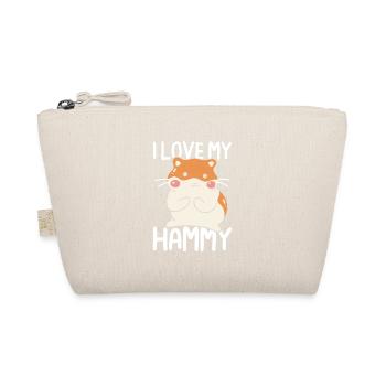 I love my hammy - Bio-Täschchen - Natur - Vorne