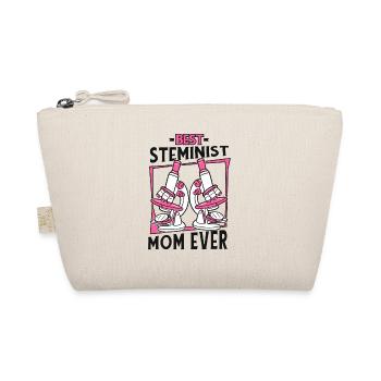 Best Steminist Mom Ever Scientist Empowering - Organic Pouch - nature - Front