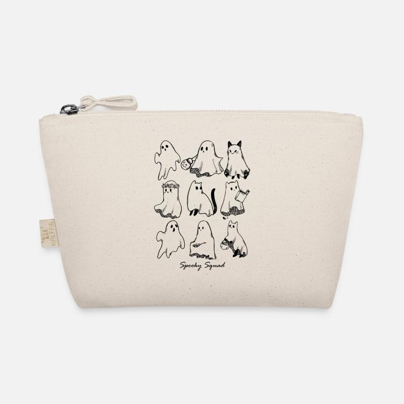 Retro Geist Halloween Süß Katze Bio-Täschchen