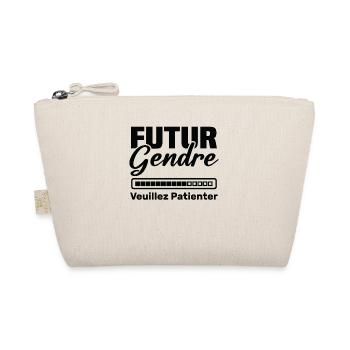 Futur gendre Cadeau humour personnalisé - Trousse biologique - nature - Devant