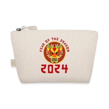 Chinese New Year Dragon China Asian I Gift - Organic Pouch - nature - Front
