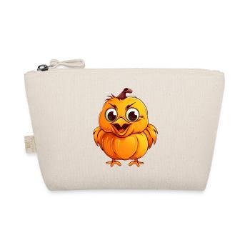 Chicken Pumpkin Lazy Halloween Party Costume for Kids - Organic Pouch - nature - Front