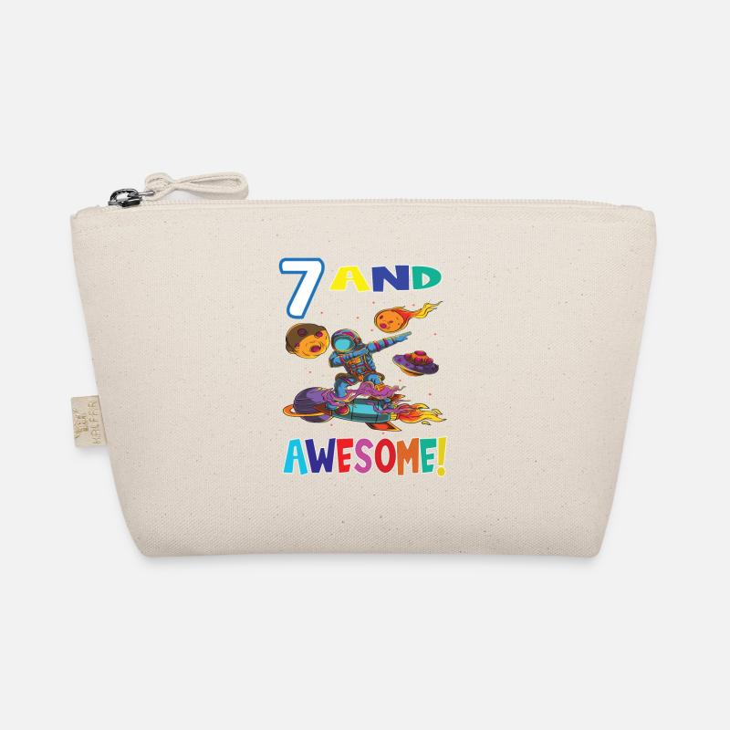 7 And Awesome Birthday Astronaut Bio-Täschchen