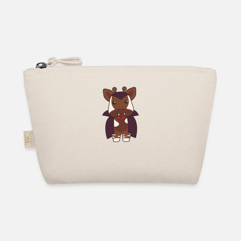 Okapi Happy Halloween cute vampire costume Organic Pouch