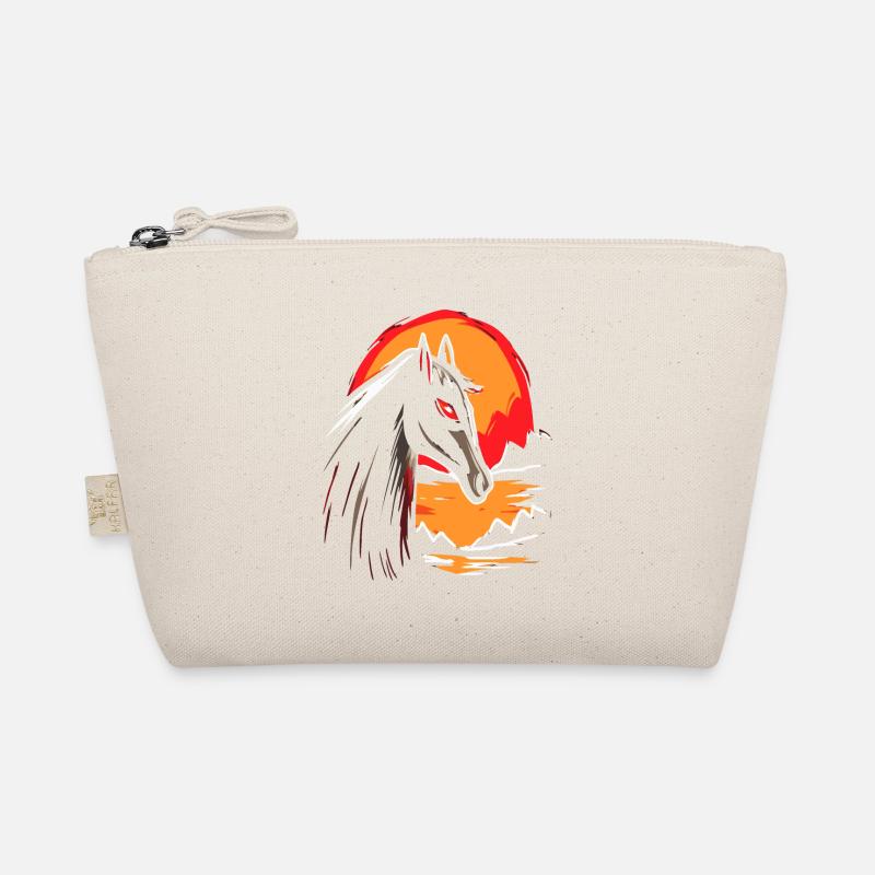 Japanische Rote Sonne: Ein Dunkles Pferd Bio-Täschchen