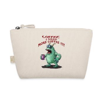 Coffee, I need more Coffee !!! - Bio-Täschchen - Natur - Vorne