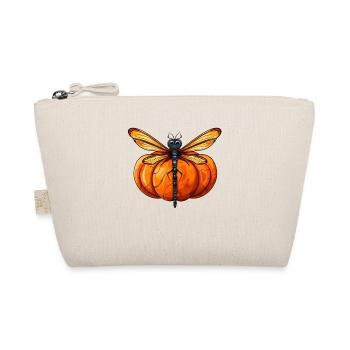 Dragonfly Pumpkin Lazy Halloween Party Costume Child - Organic Pouch - nature - Front