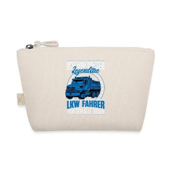 Ich bin dieser legendäre LKW Fahrer Trucker - Bio-Täschchen - Natur - Vorne