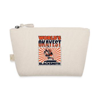 World's Okayest Blacksmith Forging Anvil - Organic Pouch - nature - Front