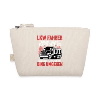 LKW Fahrer Großes Ding Trucker - Bio-Täschchen - Natur - Vorne