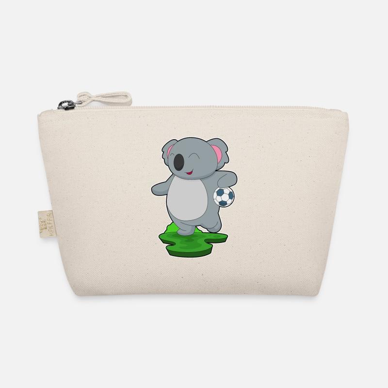 Koala Handballspieler Handball - Bio-Täschchen - Natur