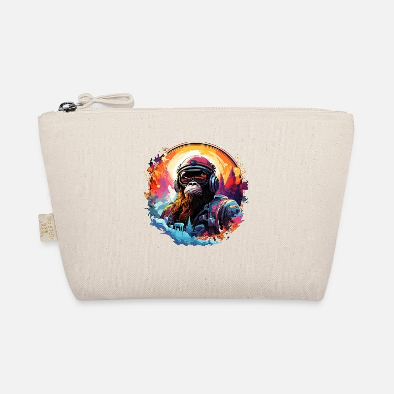 Space Ape Cool et drôle singe coloré dans l’espace Trousse biologique
